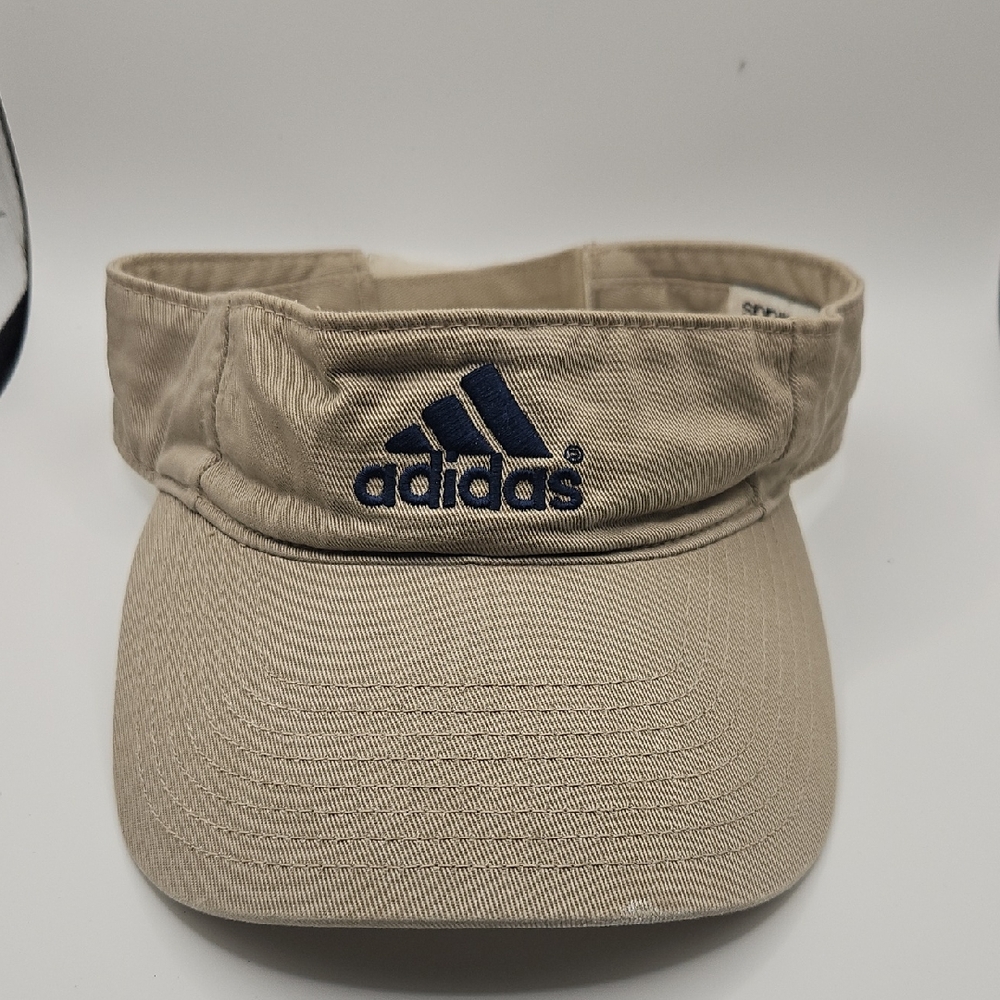 2/$13 Adidas Beige Visor Hat